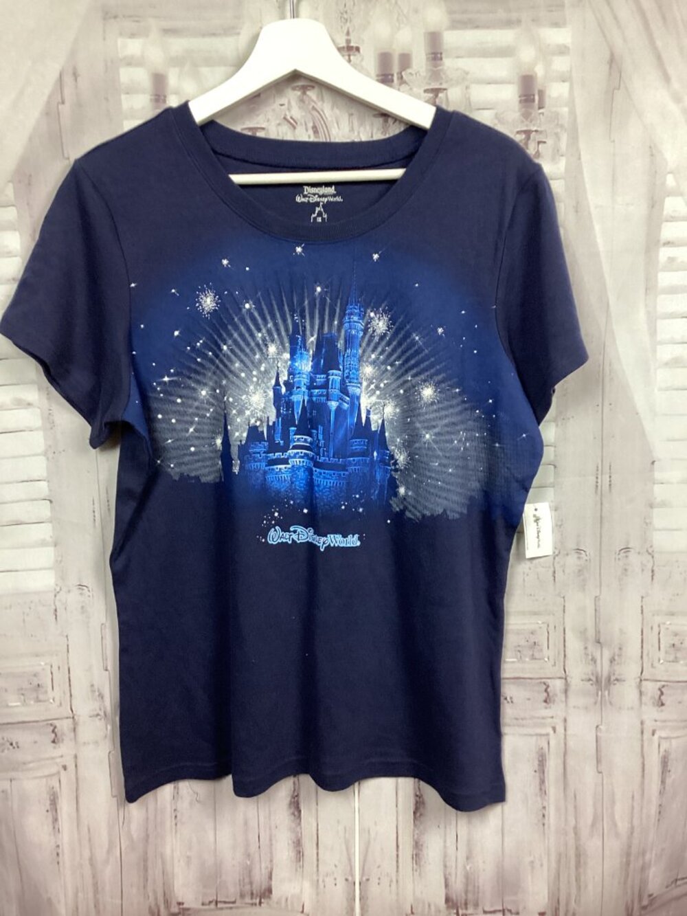 Walt Disney World DisneyParks Blue Short Sleeve T-Shirt NWT 1X - Picture 9 of 9